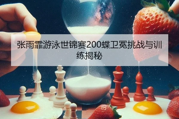 张雨霏游泳世锦赛200蝶卫冕挑战与训练揭秘